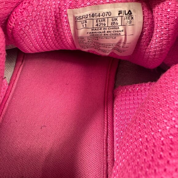 FILA Women's Memory Foam Running Shoes 5SR21464-070 Gray Pink Size 8.5 US - Picture 10 of 10